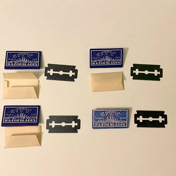 Vintage City Razor Blades Double Edge USA Lot of 5 - Picture 8 of 16